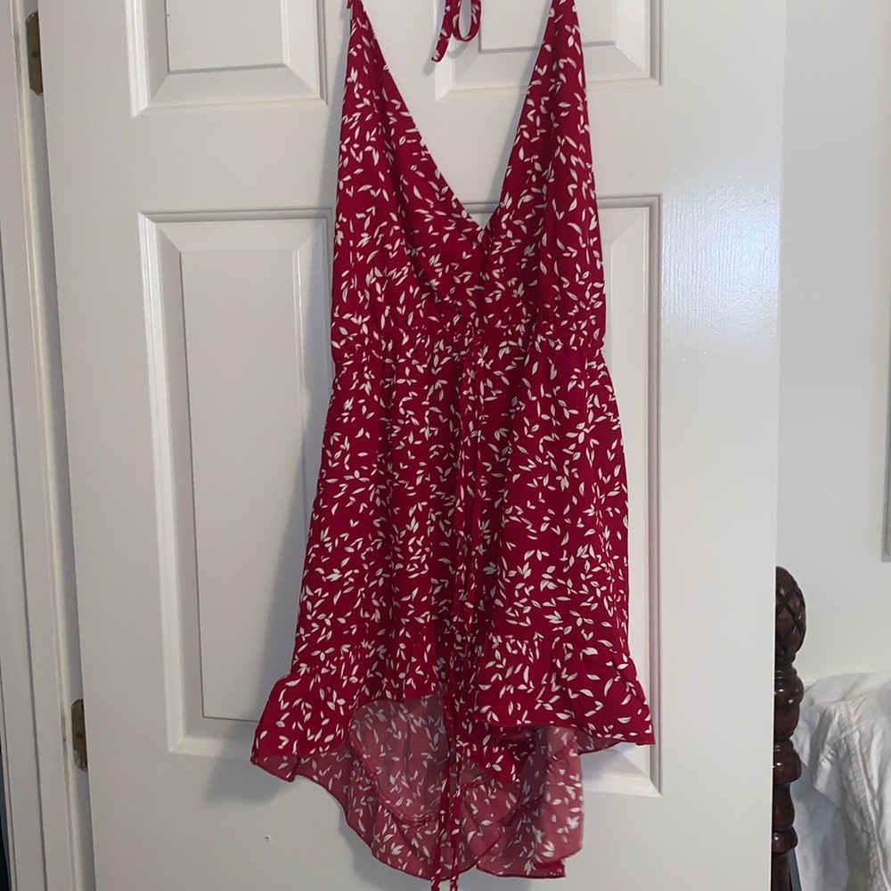 red romper
